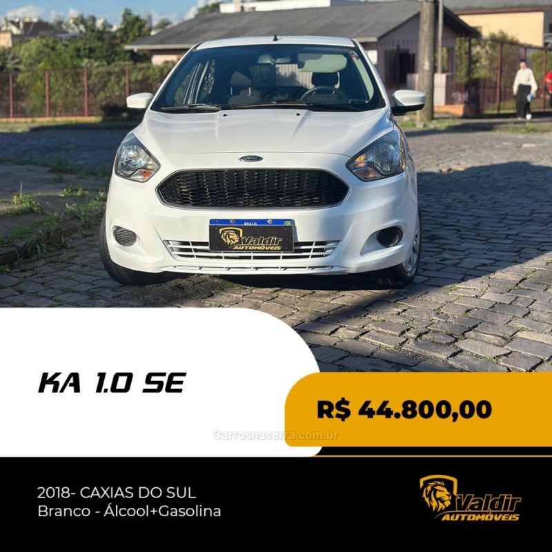 KA 1.0 SE PLUS 12V FLEX 4P MANUAL - 2018 - CAXIAS DO SUL