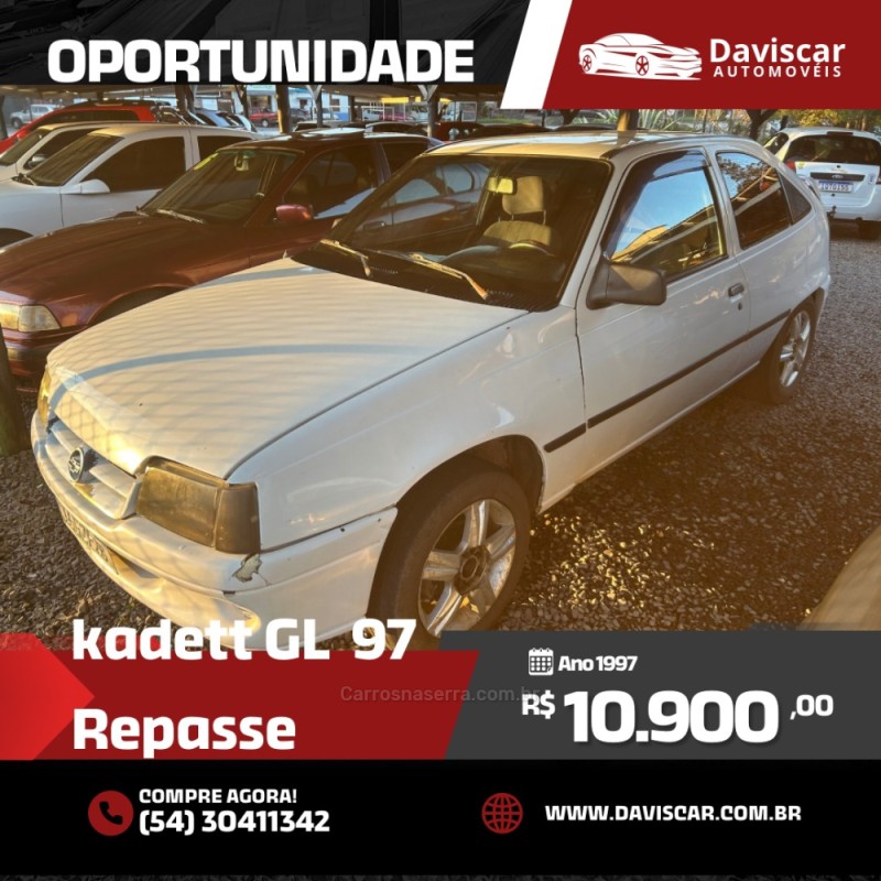 KADETT 2.0 MPFI GL 8V GASOLINA 2P MANUAL - 1997 - CAXIAS DO SUL