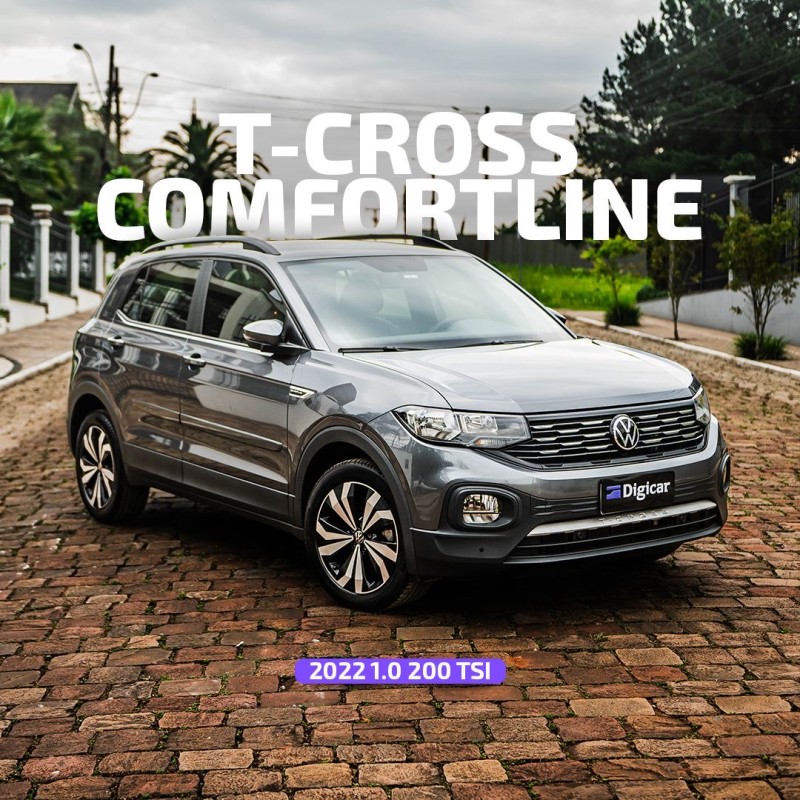 t cross 1.0 comfortline tsi flex 4p automatico 2022 lajeado