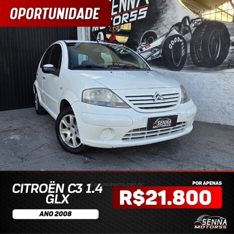 C3 1.4 I GLX 8V FLEX 4P MANUAL - 2008 - CAXIAS DO SUL