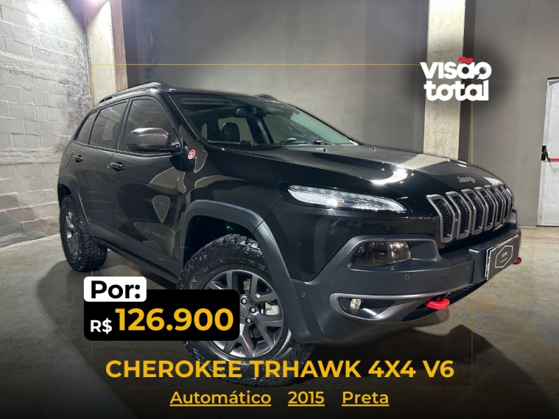 CHEROKEE 3.2 TRAILHAWK 4X4 V6 24V GASOLINA 4P AUTOMÁTICO - 2015 - CAXIAS DO SUL