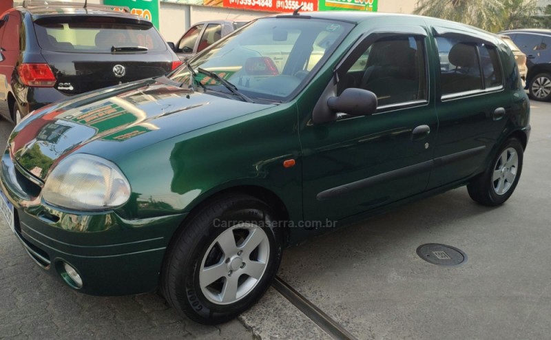 CLIO 1.0 RT 16V GASOLINA 4P MANUAL - 2001 - NOVO HAMBURGO