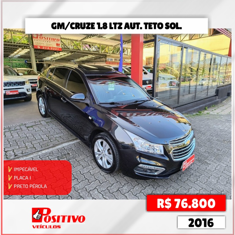 CRUZE 1.8 LTZ SPORT6 16V FLEX 4P AUTOMÁTICO - 2016 - CAXIAS DO SUL