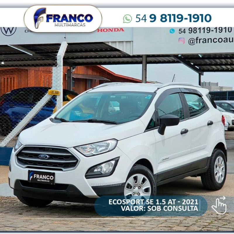 ecosport 1.5 se direct flex 4p automatica 2021 vacaria