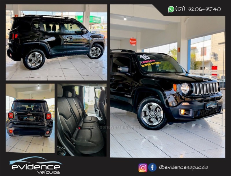 RENEGADE 1.8 16V FLEX SPORT 4P MANUAL - 2016 - SAPUCAIA DO SUL