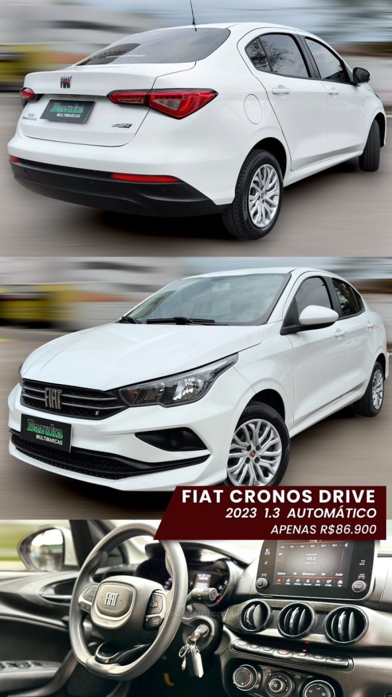 CRONOS 1.3 DRIVE FLEX 4P AUTOMÁTICO - 2023 - NOVO HAMBURGO