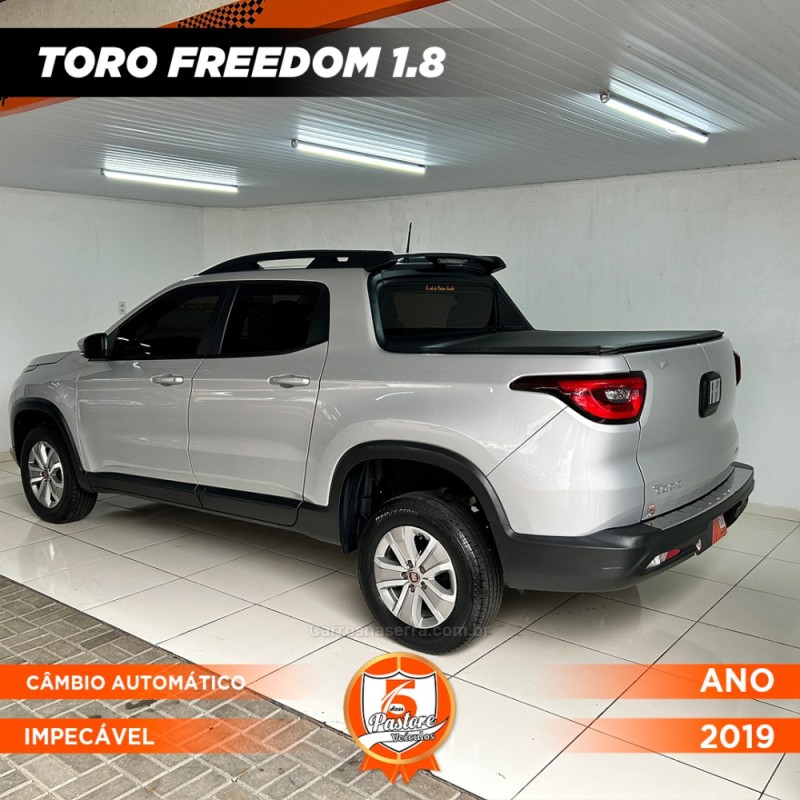 TORO 1.8 16V EVO FLEX FREEDOM AUTOMÁTICO - 2019 - VACARIA