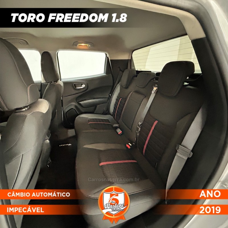 TORO 1.8 16V EVO FLEX FREEDOM AUTOMÁTICO - 2019 - VACARIA