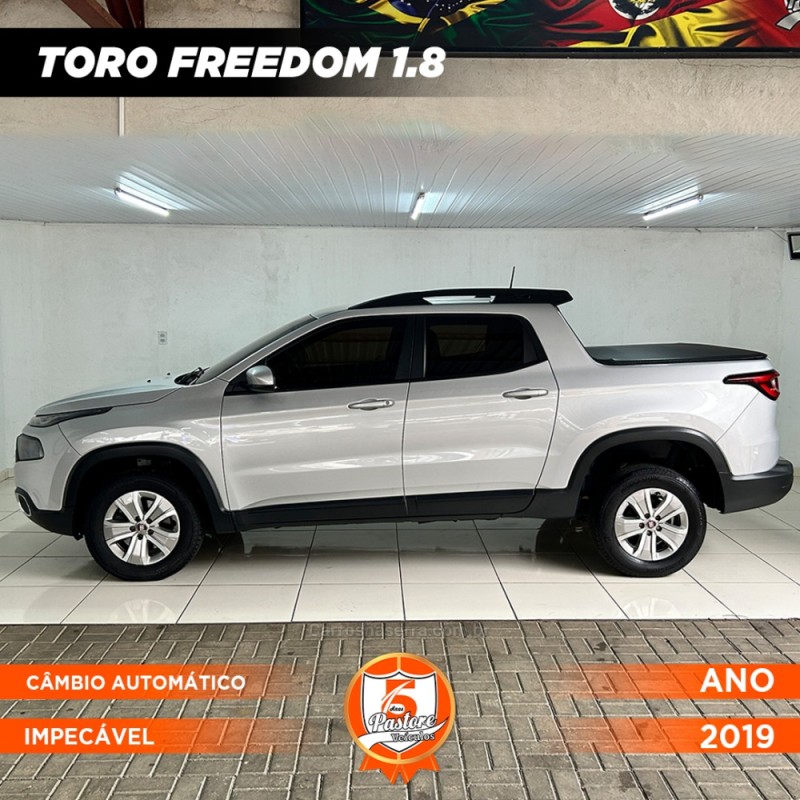 TORO 1.8 16V EVO FLEX FREEDOM AUTOMÁTICO - 2019 - VACARIA