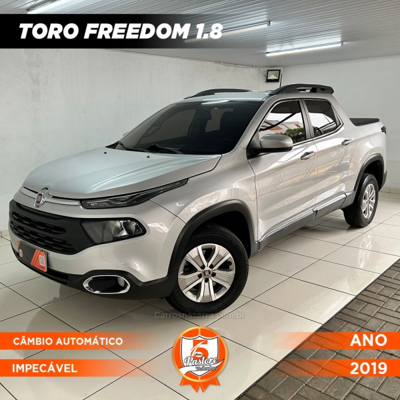 toro 1.8 16v evo flex freedom automatico 2019 vacaria