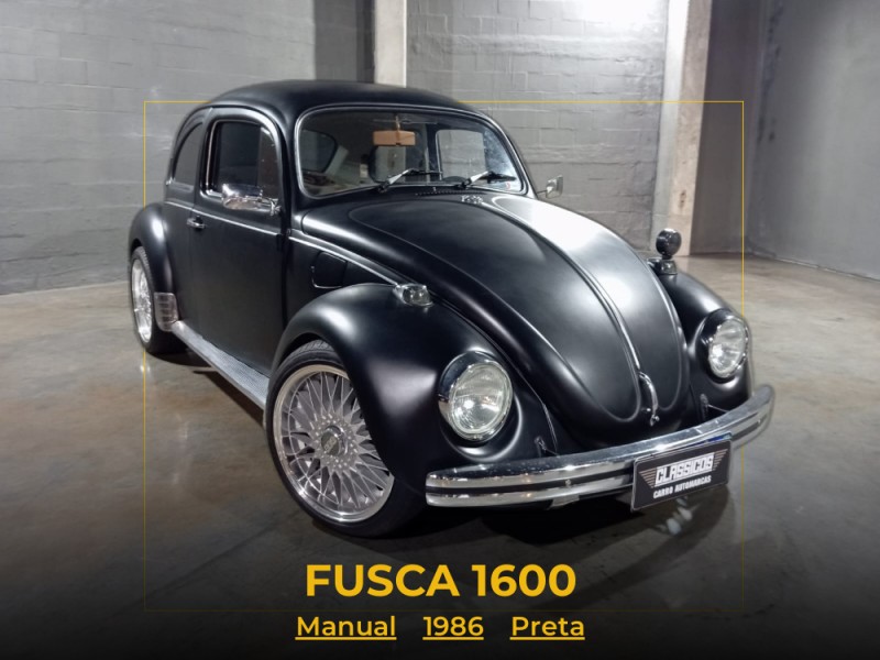 FUSCA 1.6 8V GASOLINA 2P MANUAL - 1986 - CAXIAS DO SUL