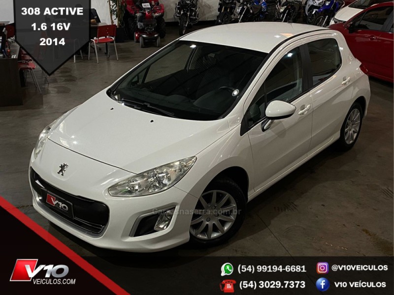 308 1.6 ACTIVE 16V FLEX 4P MANUAL - 2014 - CAXIAS DO SUL