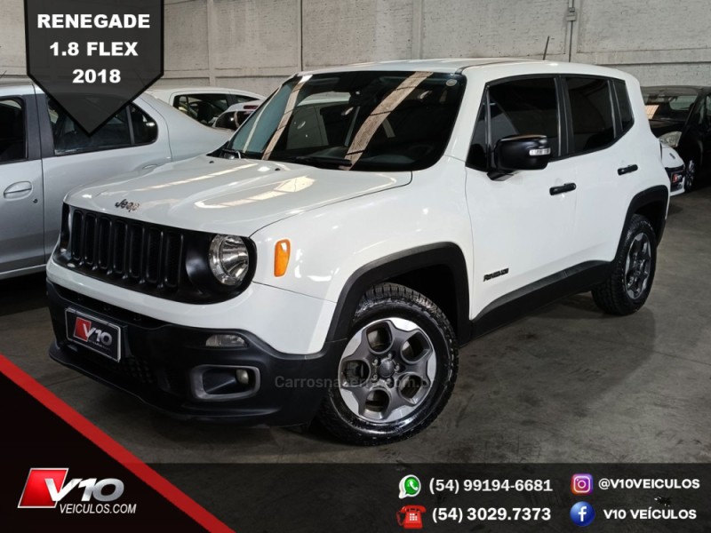 RENEGADE 1.8 16V FLEX 4P MANUAL - 2018 - CAXIAS DO SUL