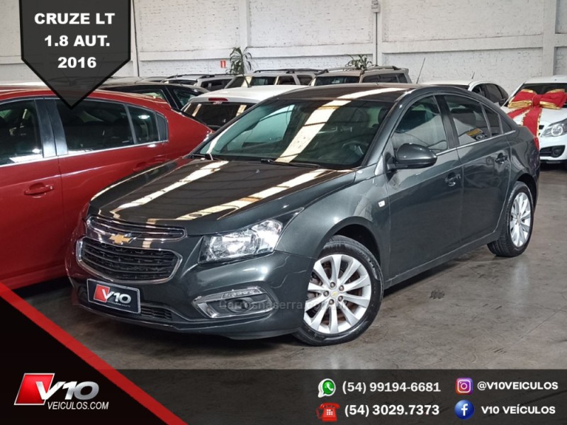 CRUZE 1.8 LT 16V FLEX 4P AUTOMÁTICO - 2016 - CAXIAS DO SUL