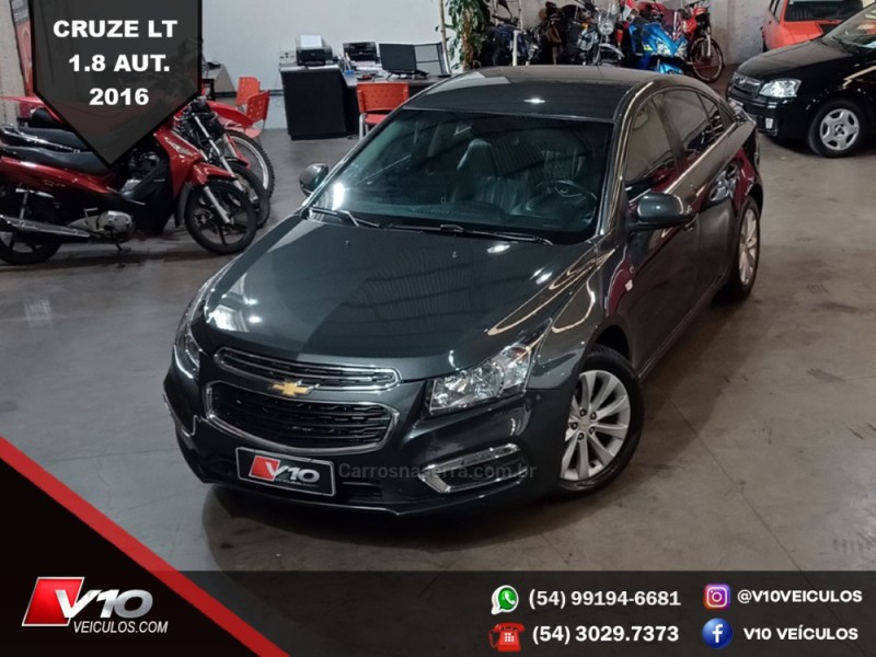 CRUZE 1.8 LT 16V FLEX 4P AUTOMÁTICO - 2016 - CAXIAS DO SUL