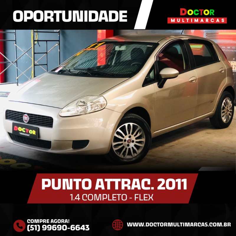 punto 1.4 attractive 8v flex 4p manual 2011 sao leopoldo