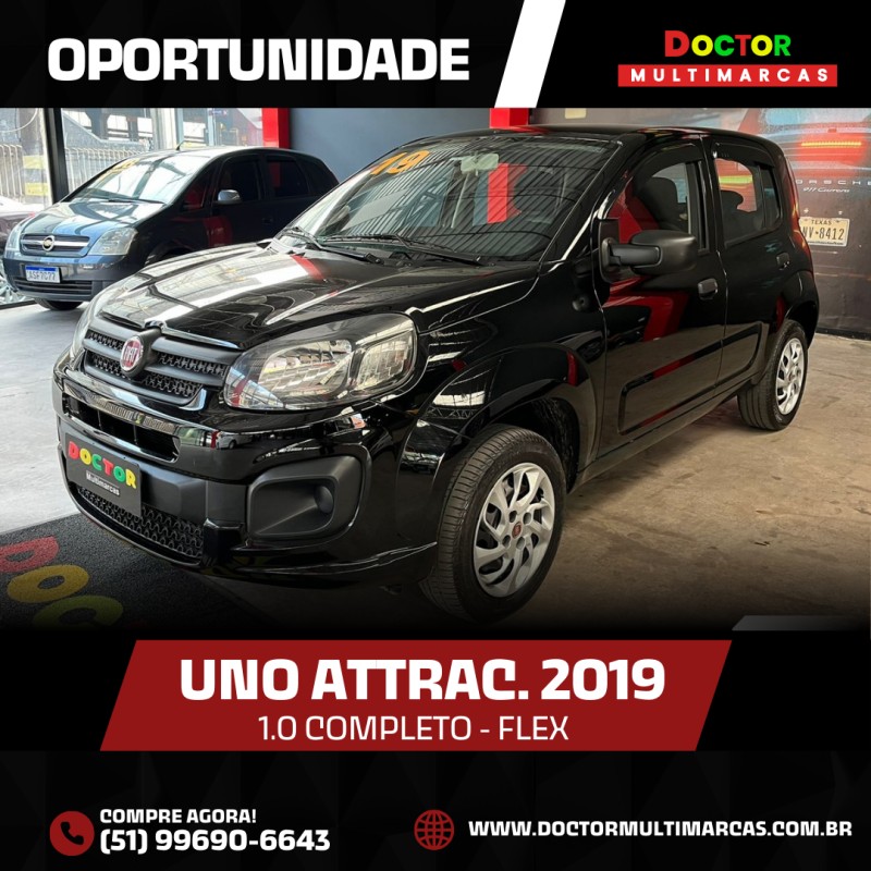 UNO 1.0 EVO ATTRACTIVE 8V FLEX 4P MANUAL - 2019 - SãO LEOPOLDO