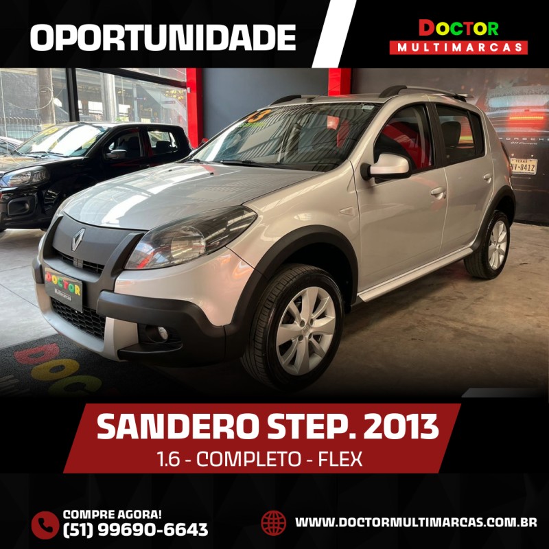 SANDERO 1.6 STEPWAY 16V FLEX 4P MANUAL - 2013 - SãO LEOPOLDO