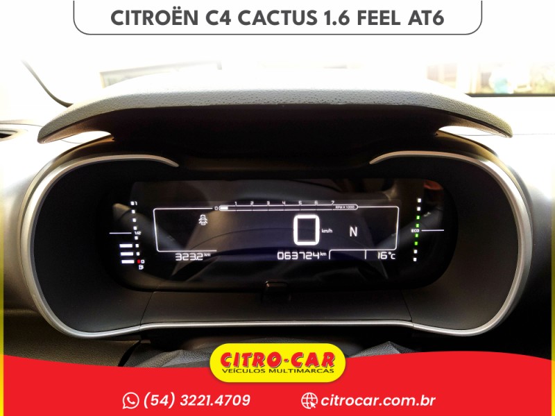 C4 CACTUS 1.6 VTI FEEL FLEX 4P AUTOMATICO - 2020 - CAXIAS DO SUL