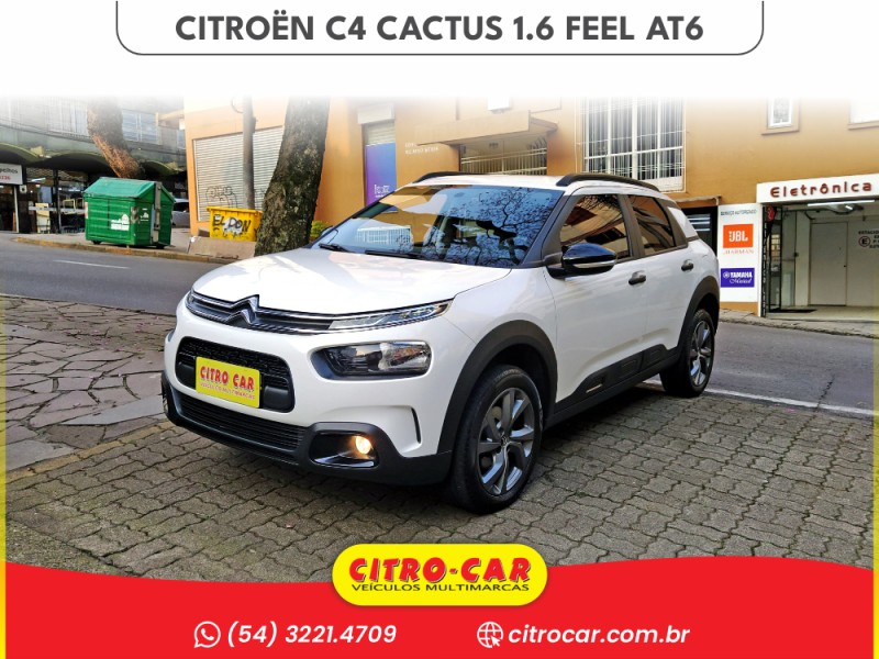 C4 CACTUS 1.6 VTI FEEL FLEX 4P AUTOMATICO - 2020 - CAXIAS DO SUL