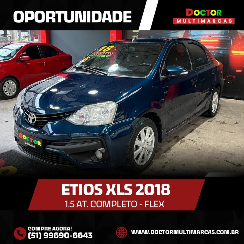 etios 1.5 xls sedan 16v flex 4p automatico 2018 sao leopoldo