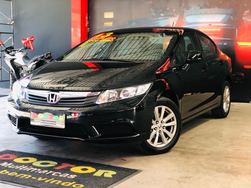 CIVIC 1.8 LXS 16V GASOLINA 4P MANUAL - 2013 - SãO LEOPOLDO