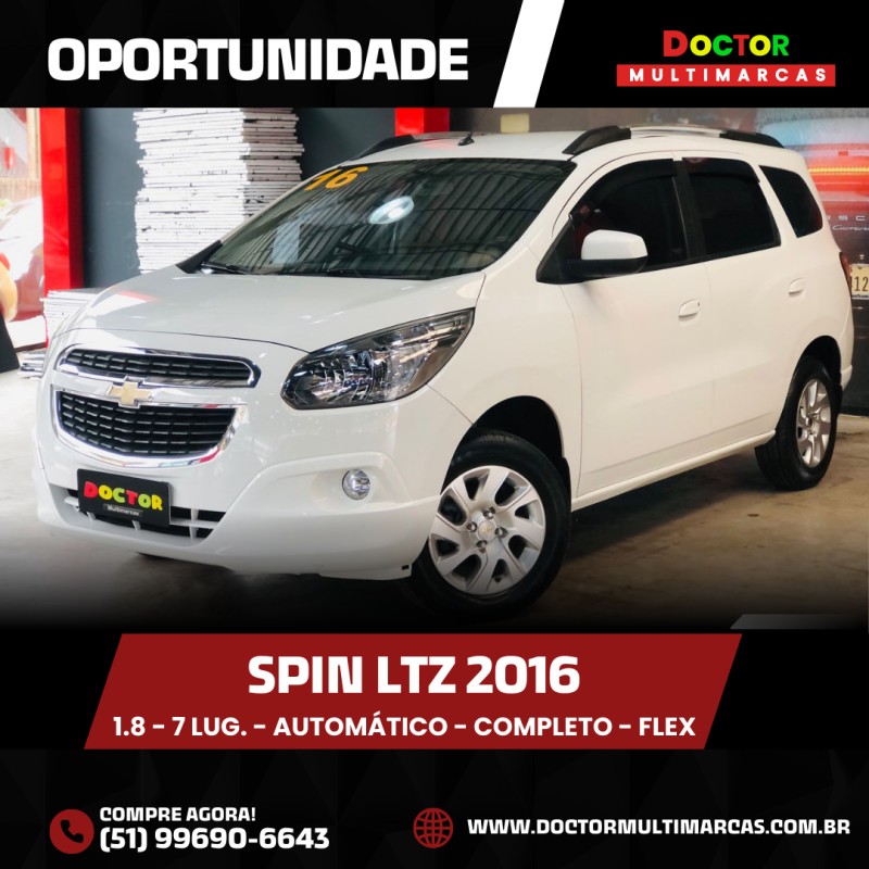 spin 1.8 ltz 8v flex 4p automatico 2016 sao leopoldo