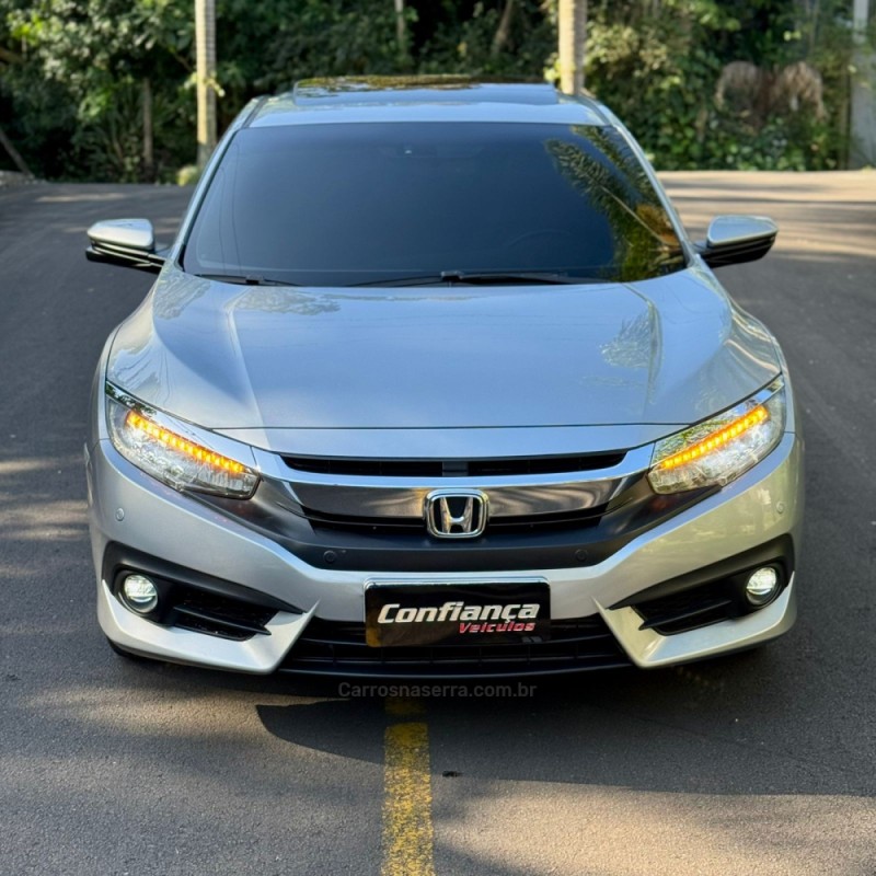 CIVIC 1.5 16V TOURING TURBO GASOLINA 4P AUTOMÁTICO - 2018 - CAMPO BOM