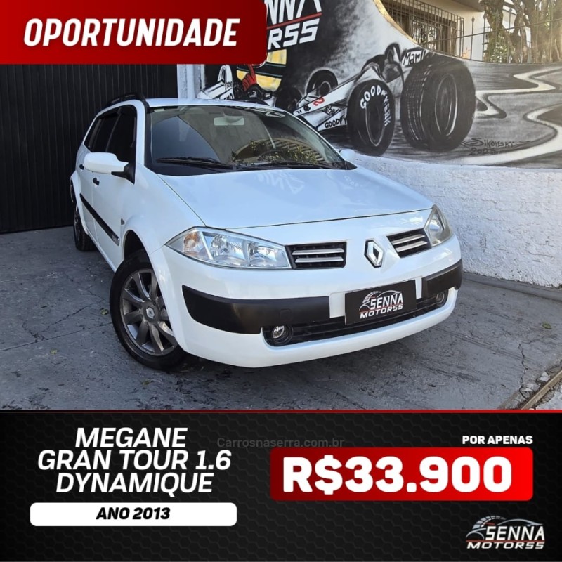 MÉGANE 1.6 DYNAMIQUE GRAND TOUR 16V FLEX 4P MANUAL - 2013 - CAXIAS DO SUL