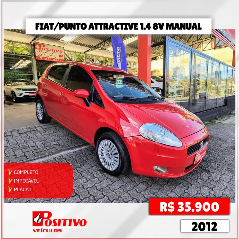 punto 1.4 attractive 8v flex 4p manual 2012 caxias do sul