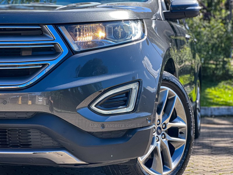 EDGE 3.5 V6 24V GASOLINA TITANIUM AWD AUTOMÁTICO - 2018 - CANELA