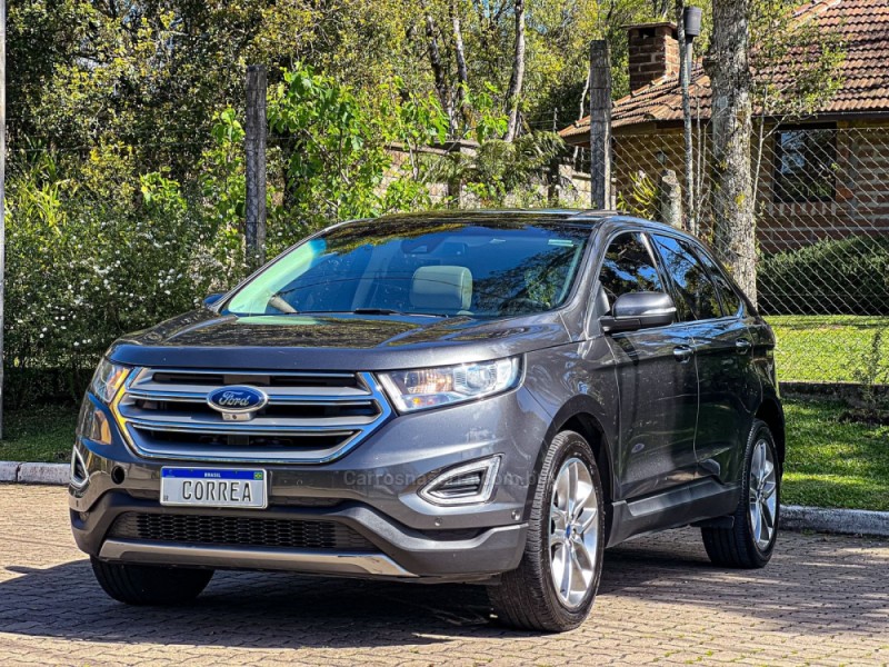 EDGE 3.5 V6 24V GASOLINA TITANIUM AWD AUTOMÁTICO - 2018 - CANELA