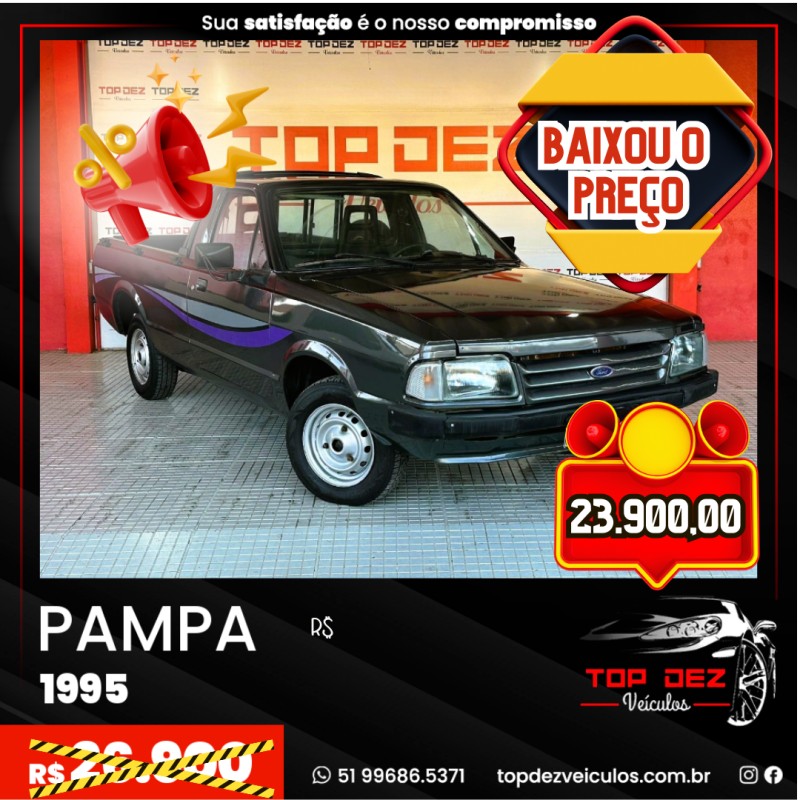 pampa 1.8 l cs 8v gasolina 2p manual 1995 sao sebastiao do cai