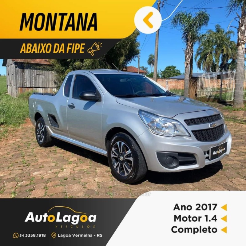 montana 1.4 mpfi ls cs 8v flex 2p manual 2017 lagoa vermelha