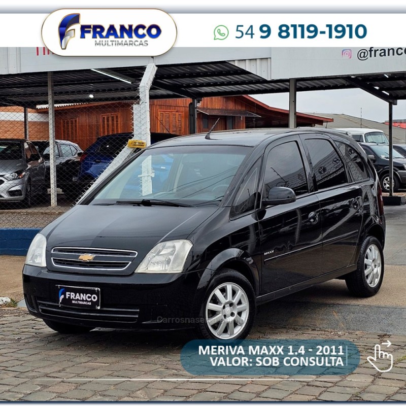 meriva 1.4 mpfi maxx 8v econo.flex 4p manual 2011 vacaria