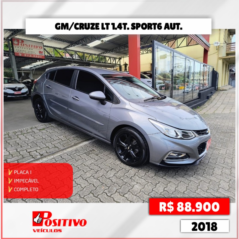 cruze 1.4 turbo lt sport6 16v flex 4p automatico 2018 caxias do sul