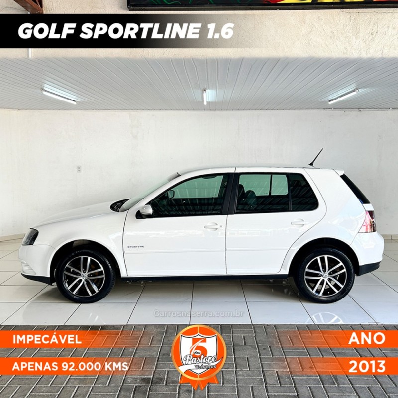 GOLF 1.6 MI SPORTLINE 8V FLEX 4P MANUAL - 2013 - VACARIA