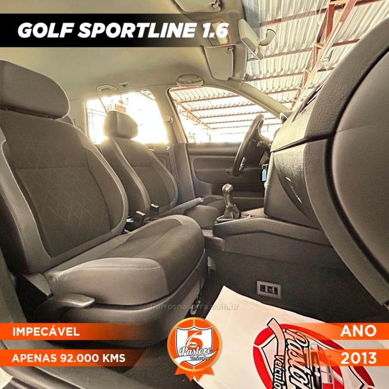 GOLF 1.6 MI SPORTLINE 8V FLEX 4P MANUAL - 2013 - VACARIA