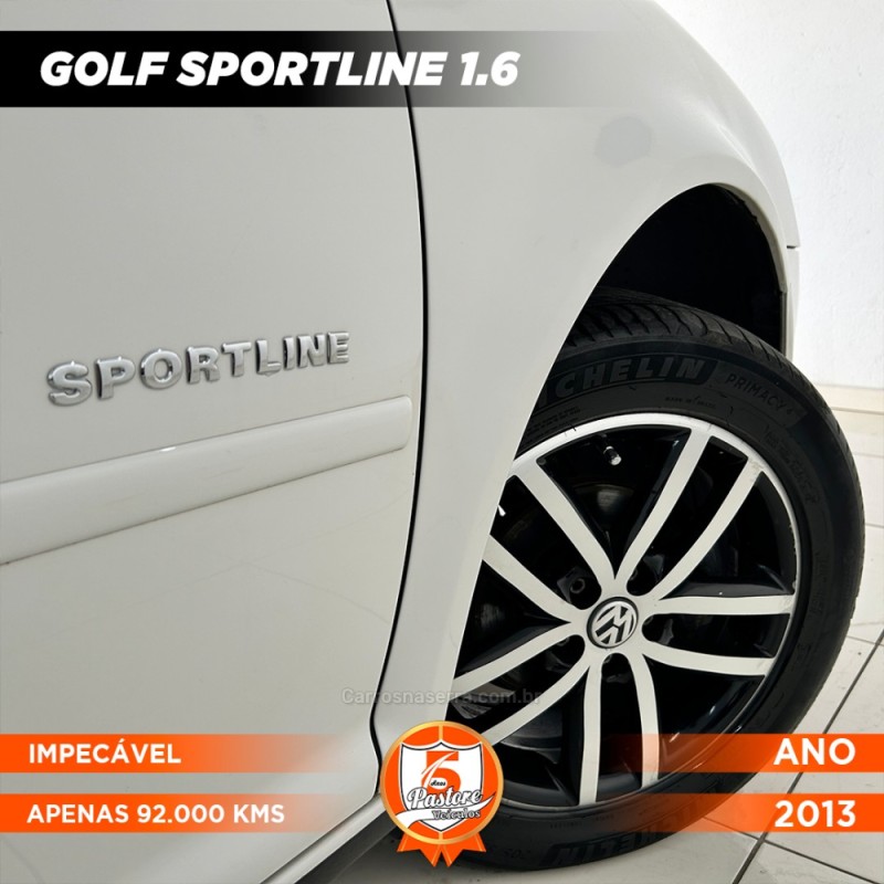 GOLF 1.6 MI SPORTLINE 8V FLEX 4P MANUAL - 2013 - VACARIA