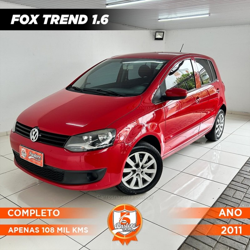 FOX 1.6 MI 8V FLEX 4P MANUAL - 2011 - VACARIA