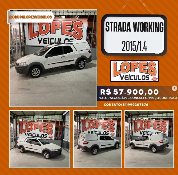 STRADA 1.4 MPI WORKING CD 8V FLEX 2P MANUAL