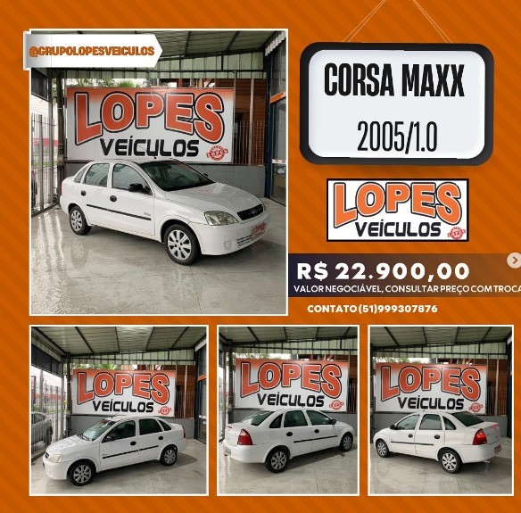 corsa 1.0 mpfi maxx 8v gasolina 4p manual 2005 portao