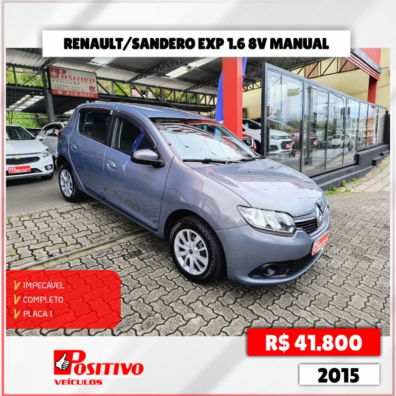 sandero 1.6 expression 8v flex 4p manual 2015 caxias do sul