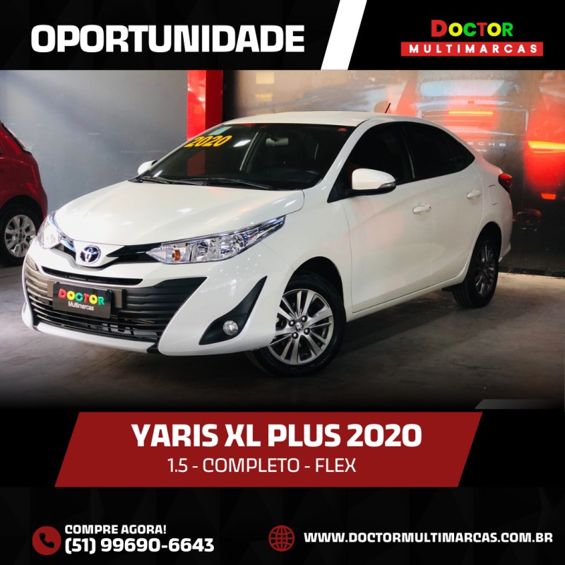 YARIS 1.5 XL PLUS CONNECT 16V FLEX 4P AUTOMÁTICO - 2020 - SãO LEOPOLDO