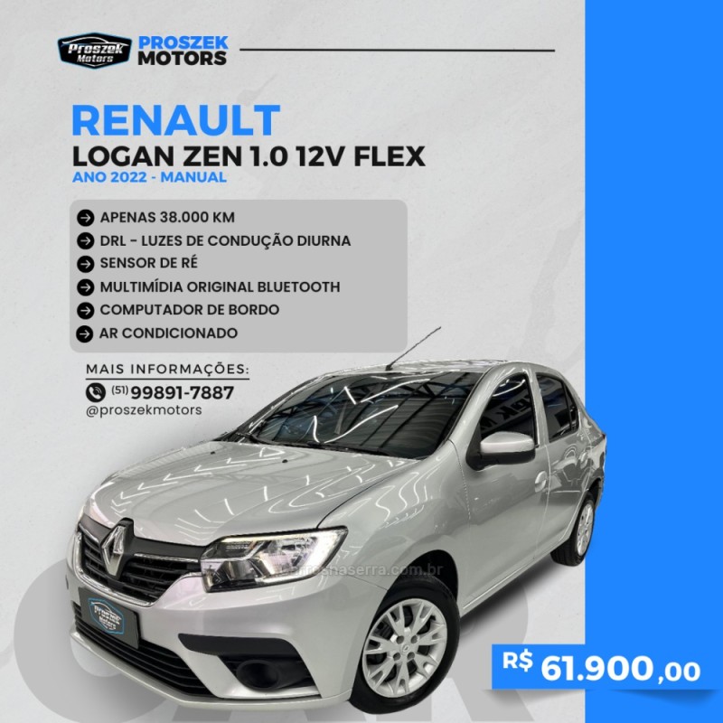 LOGAN 1.0 ZEN 12V FLEX 4P MANUAL