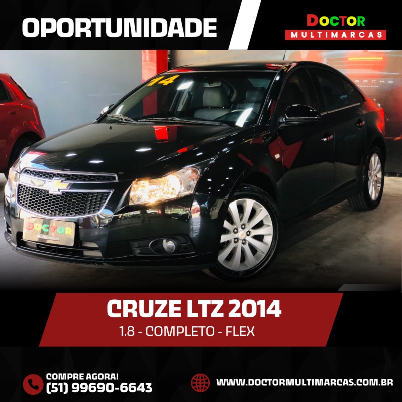 CRUZE 1.8 LTZ 16V FLEX 4P AUTOMÁTICO - 2014 - SãO LEOPOLDO