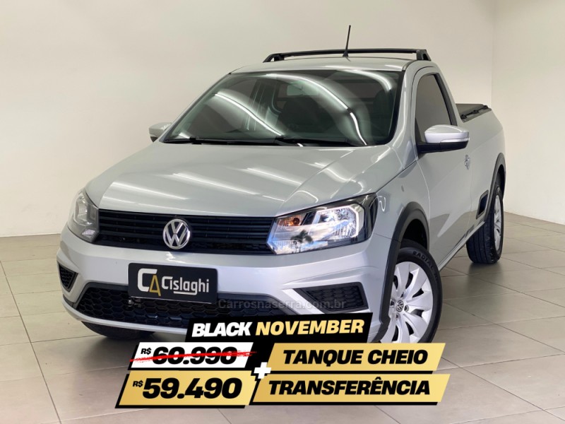 saveiro 1.6 mi trendline cs 8v flex 2p manual 2018 carlos barbosa