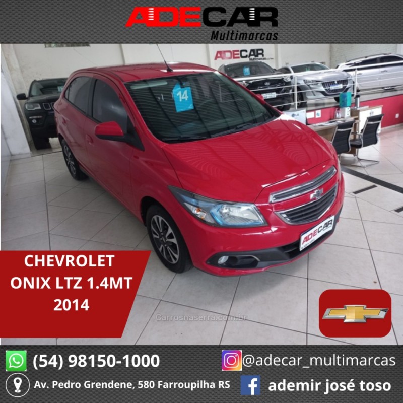 onix 1.4 mpfi ltz 8v flex 4p manual 2014 farroupilha