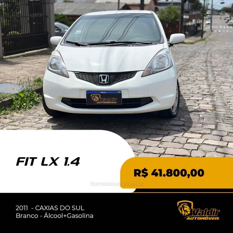 FIT 1.4 LX 8V FLEX 4P MANUAL - 2011 - CAXIAS DO SUL