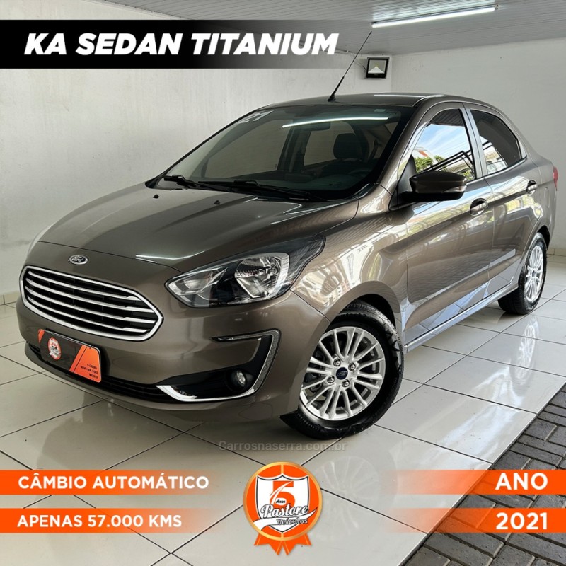 ka   1.5 sedan titanium 12 flex 4p automatico 2021 vacaria